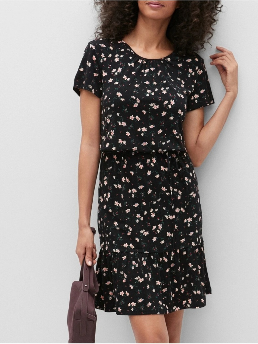 Banana Republic Size XS Petite Floral Blouson Dress